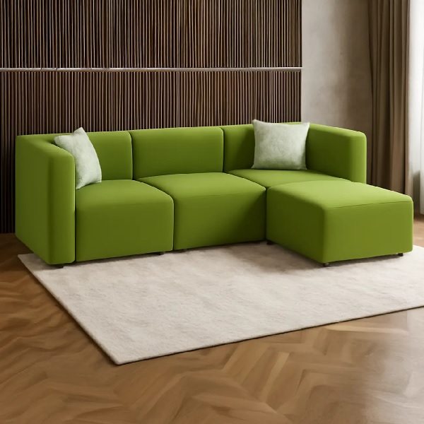 Sofa6 Standard Comfort Sofa Green - Image 1