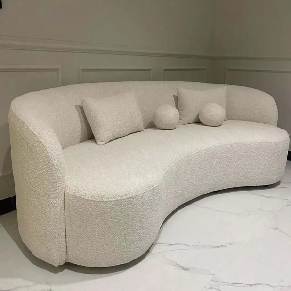 Sofa7 Stylish curved Living room sofa. - Image 1