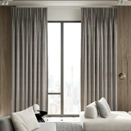Pencil Pleat Blackout Curtains